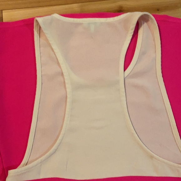 Tobi a step above neon pink and white shift dress - Picture 6 of 7